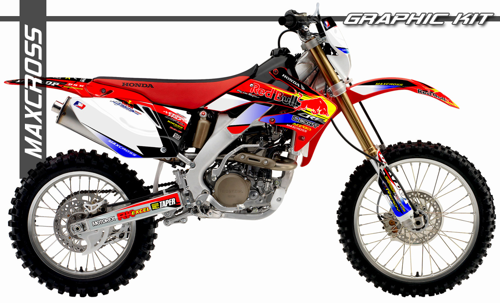 HONDA CRF-R CRF-X 2004-2019 REDBULL STYLE